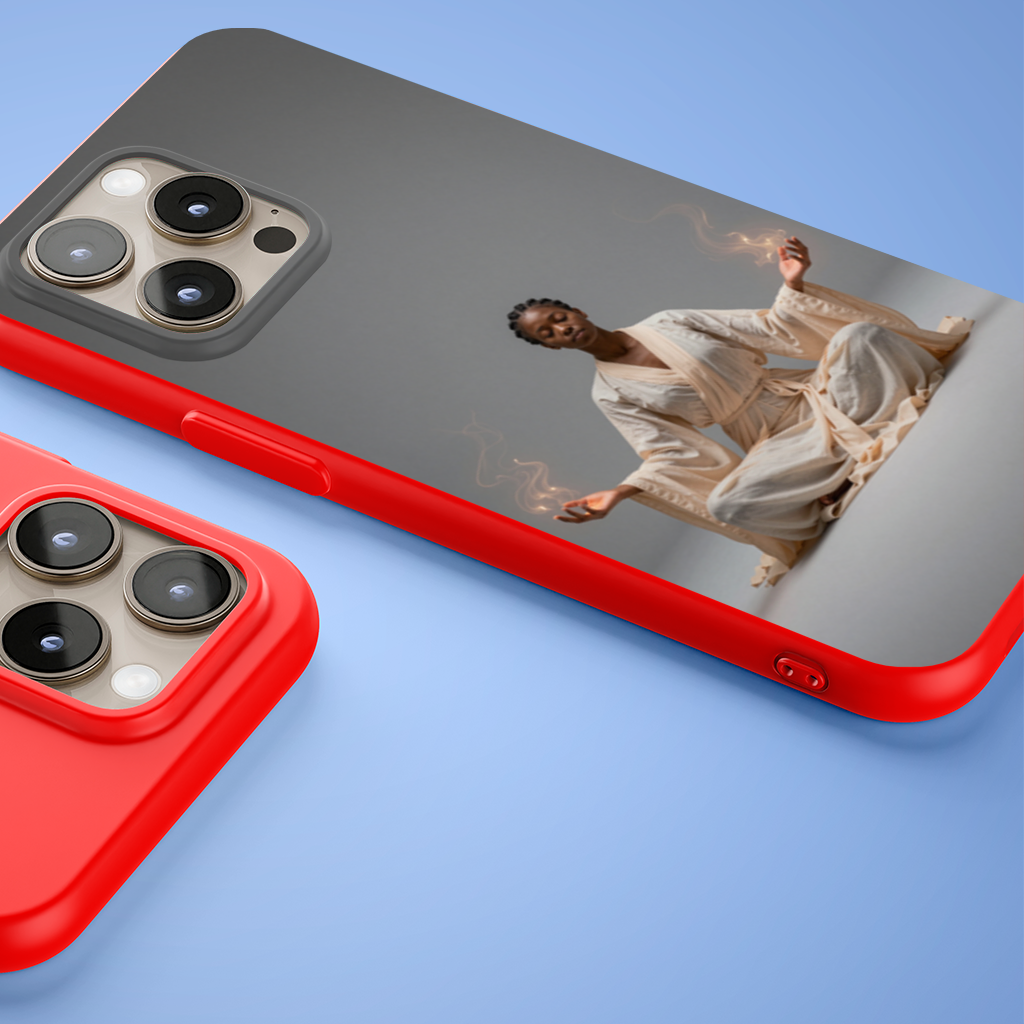 Ethereal Energy Meditation iPhone 15 Pro and Pro Max Case