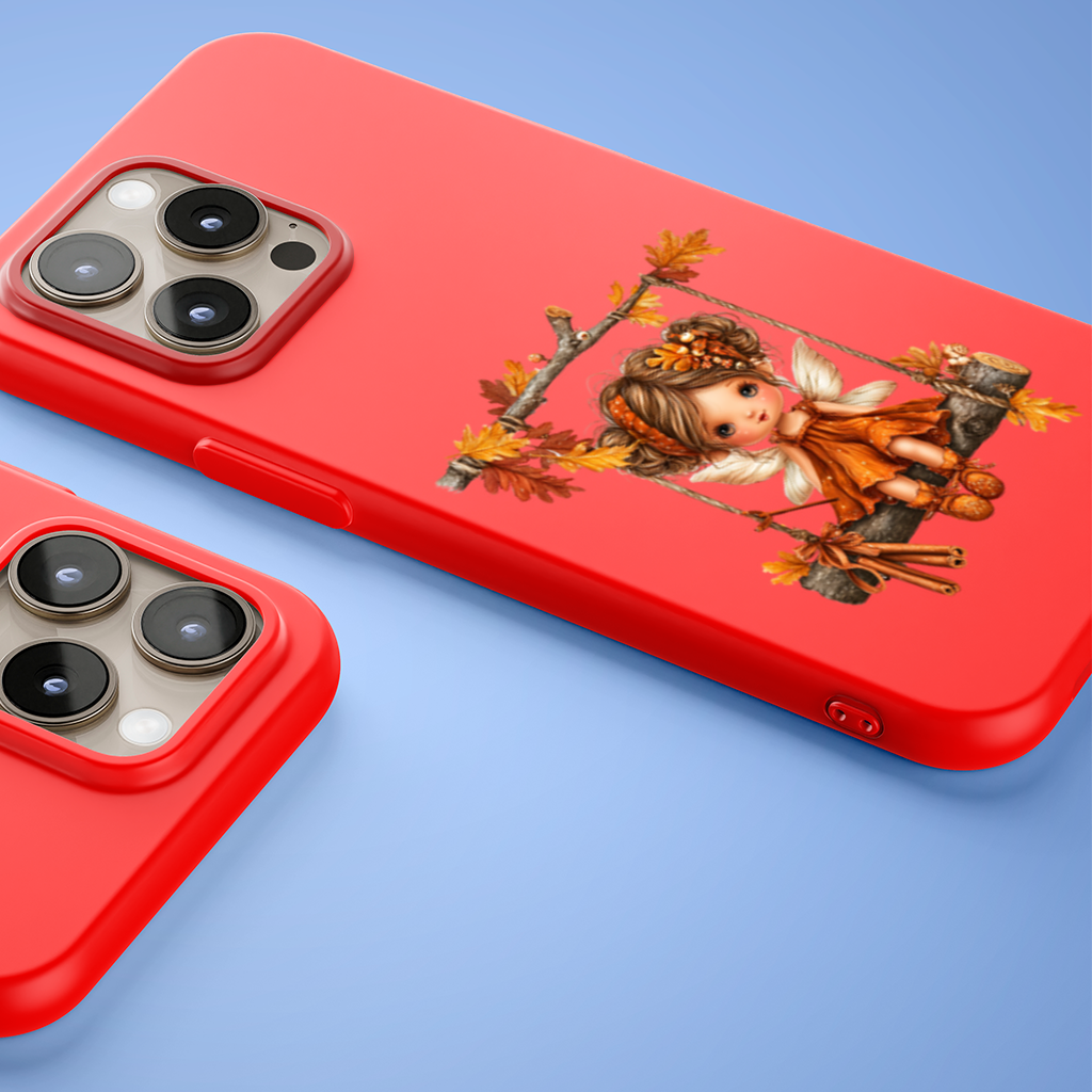 Whimsical Autumn Forest Fairy iPhone 15 Pro and Pro Max Case