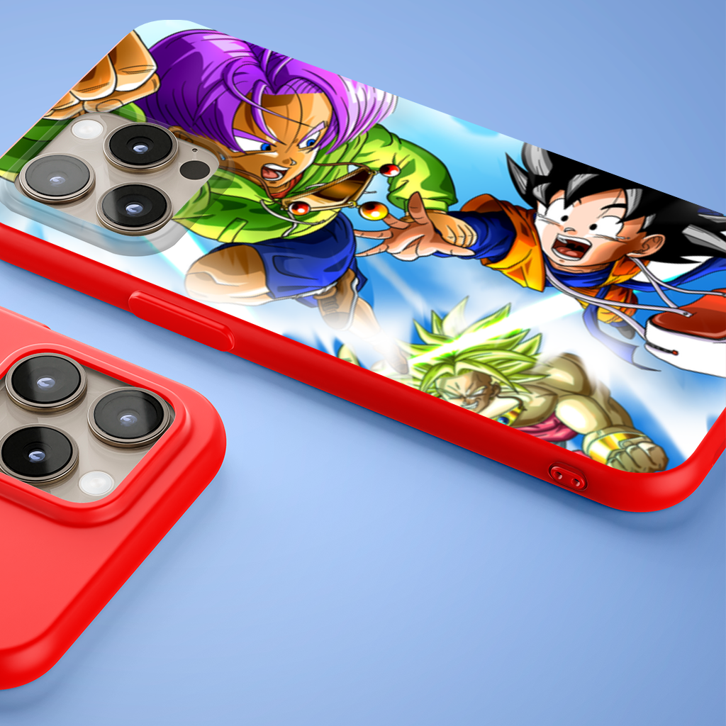 Energy Blast Anime Sky Battle iPhone 15 Pro and Pro Max Case