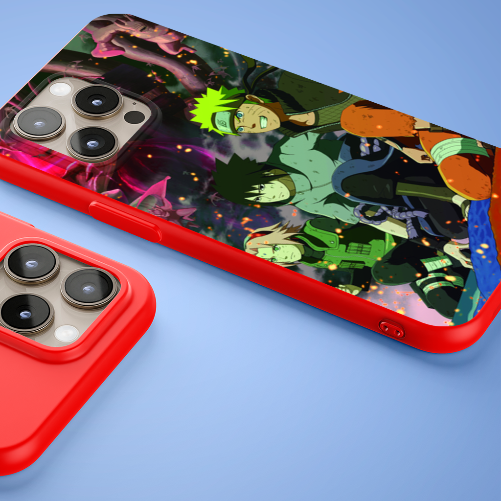 Ninja Team Giant Monster Battle iPhone 15 Pro and Pro Max Case