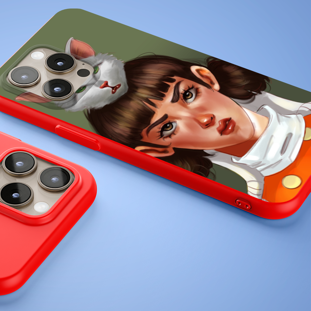 Mood Cat and I iPhone 15 Pro and Pro Max Case