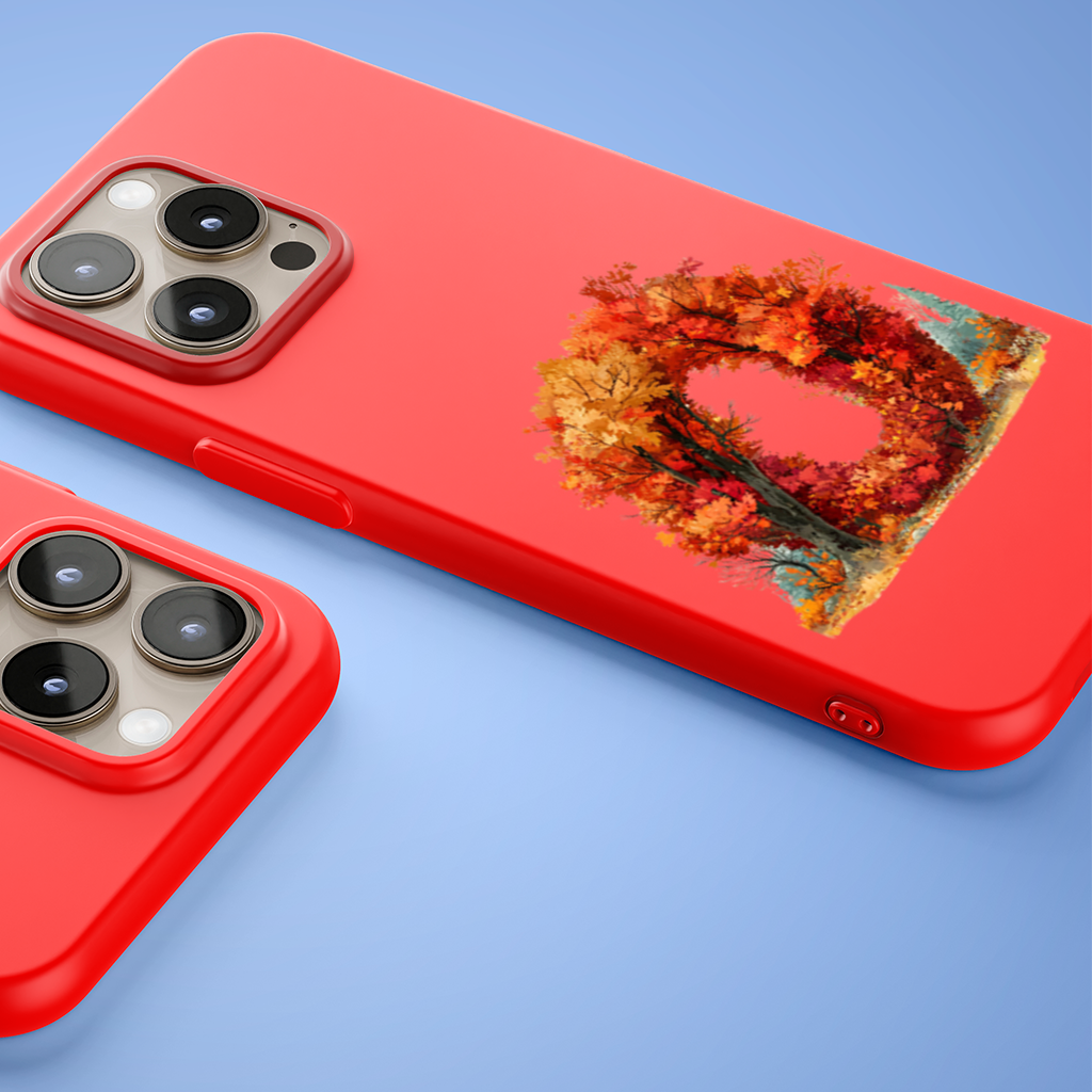 Autumn Leaf Letter O iPhone 15 Pro and Pro Max Case