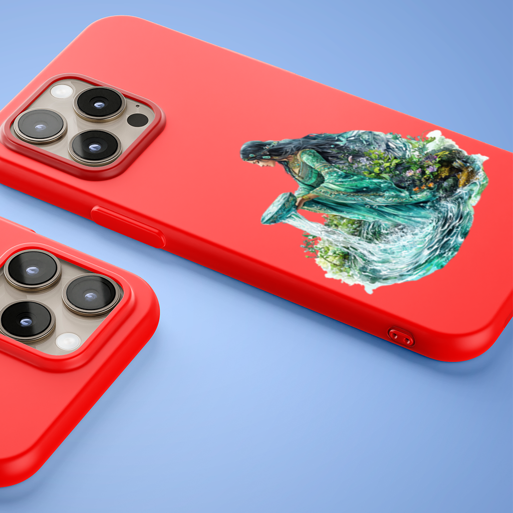 Efsunlu Su Tanrıçası iPhone 15 Pro ve Pro Max Kılıfı