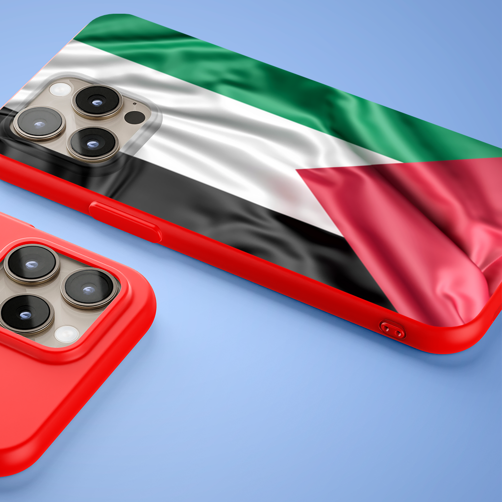 Waving Palestine Flag