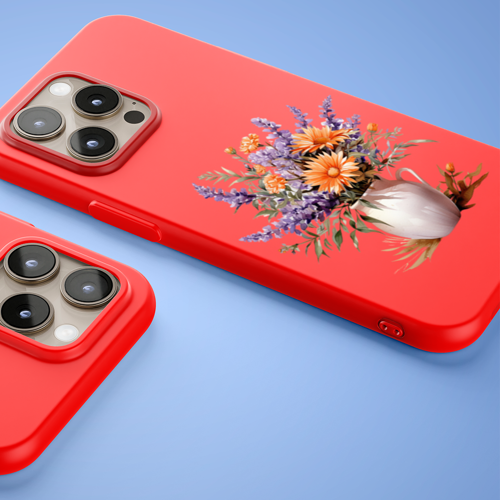 Cottagecore Wildflower Pitcher iPhone 15 Pro Max Case