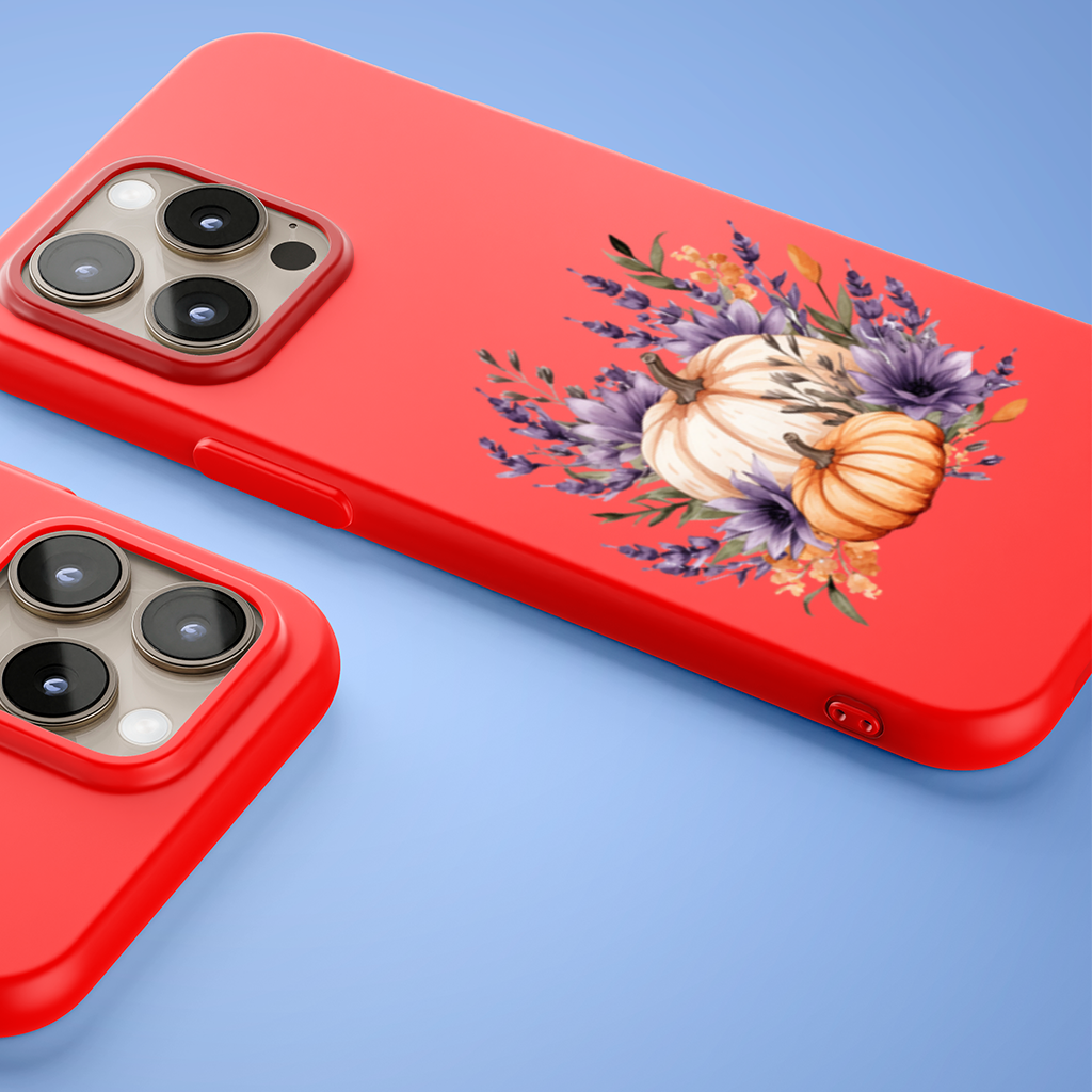 Lavender and Pumpkin Autumn Bouquet iPhone 15 Pro Max Case