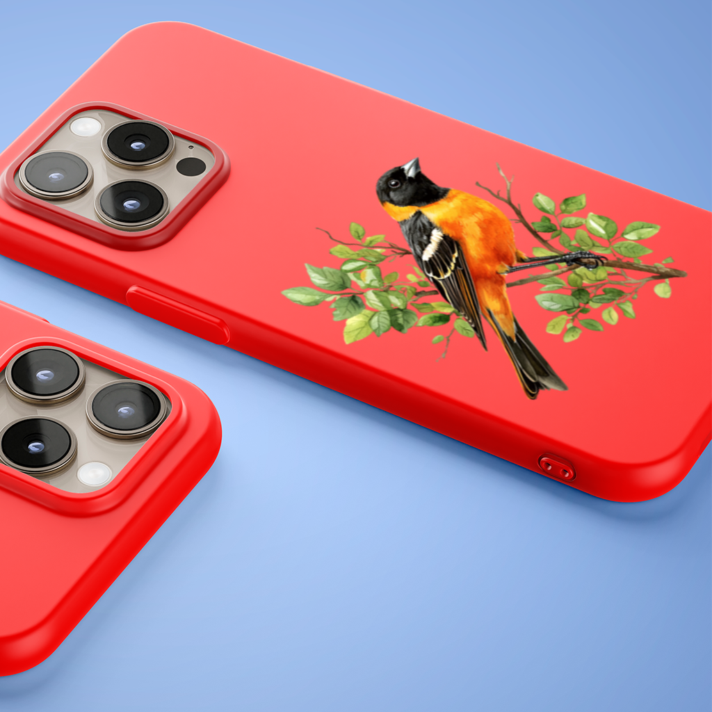 Baltimore Oriole on Branch iPhone 15 Pro Max Case