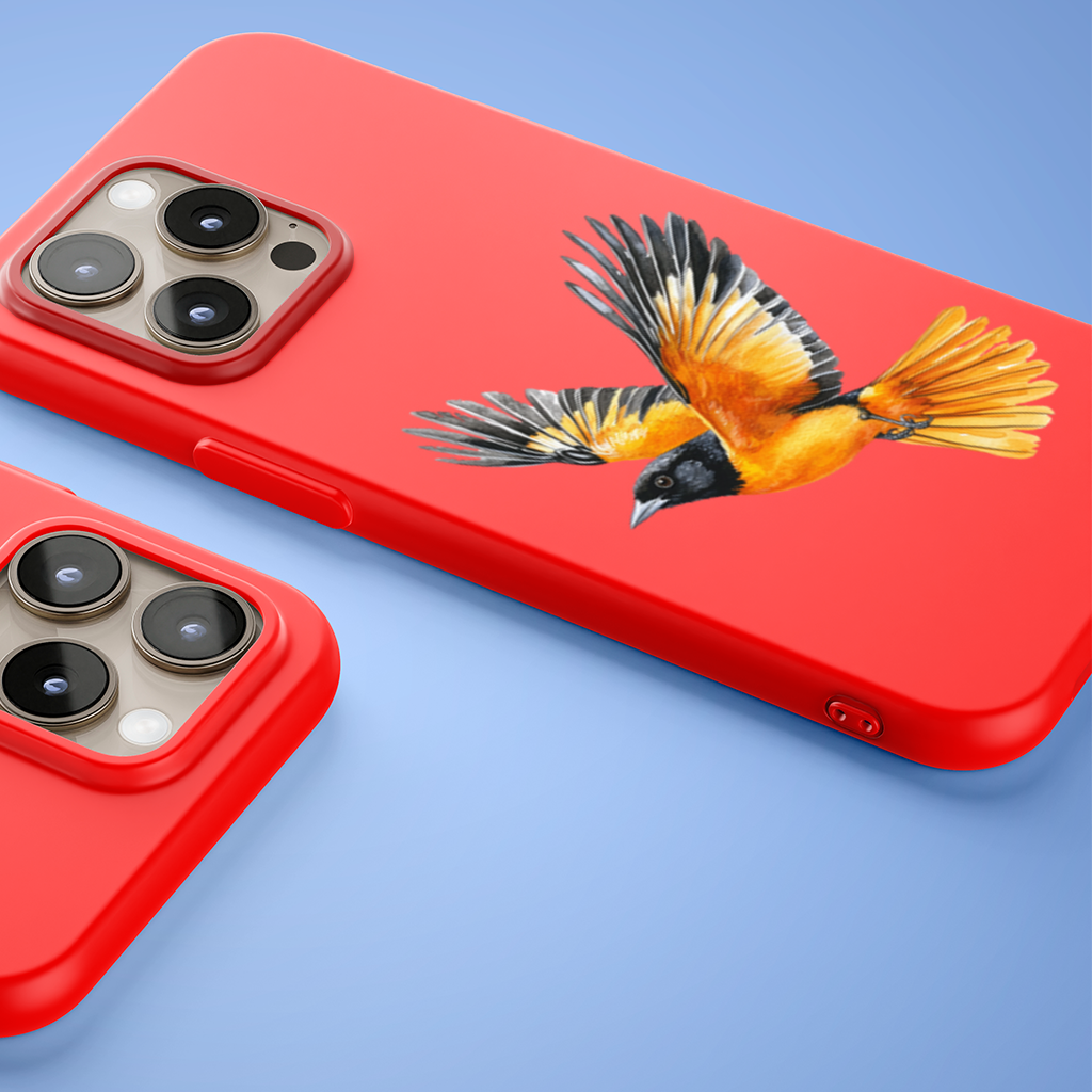 Watercolor Baltimore Oriole iPhone 15 Pro Max Case