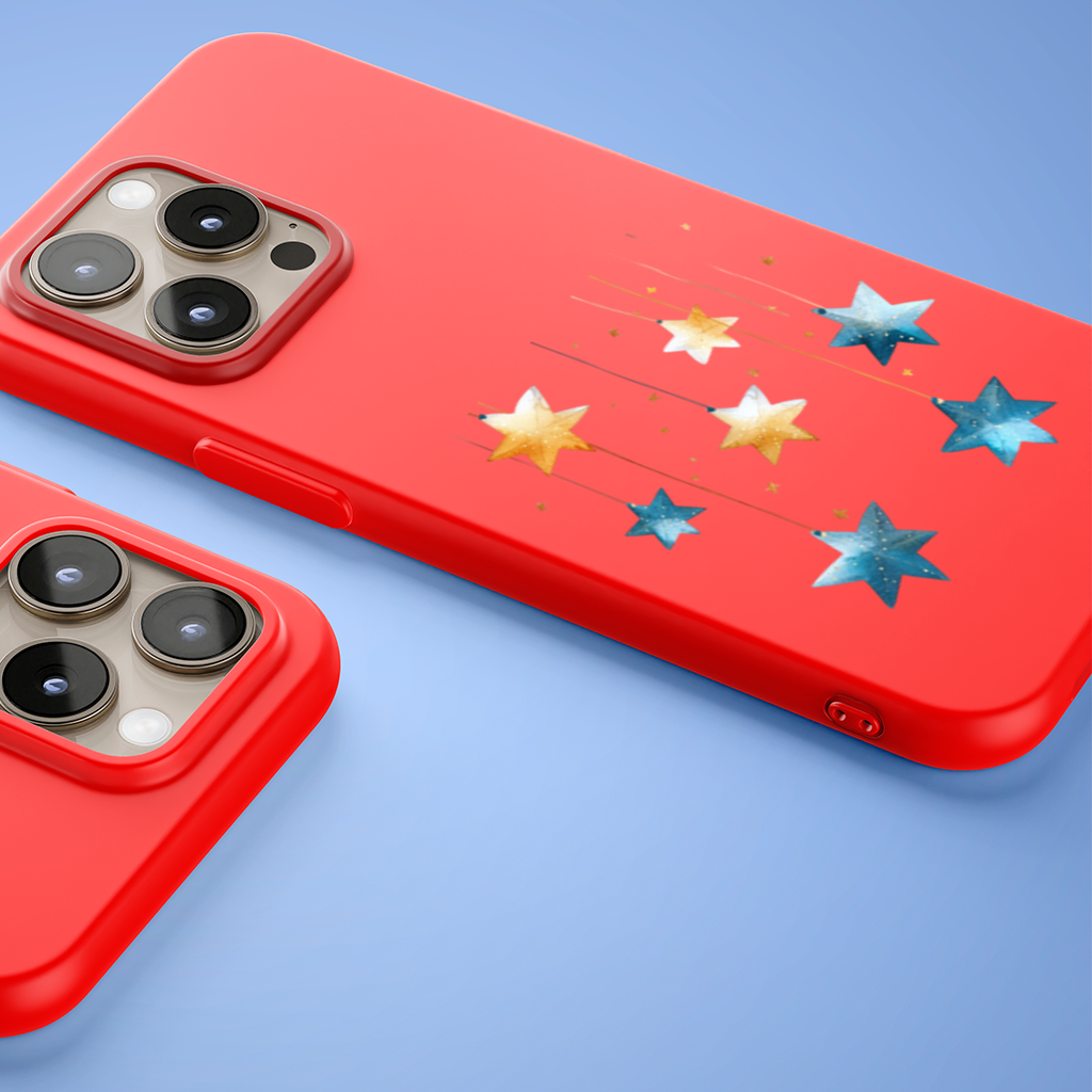 Watercolor Hanging Stars iPhone 15 Pro Max Case