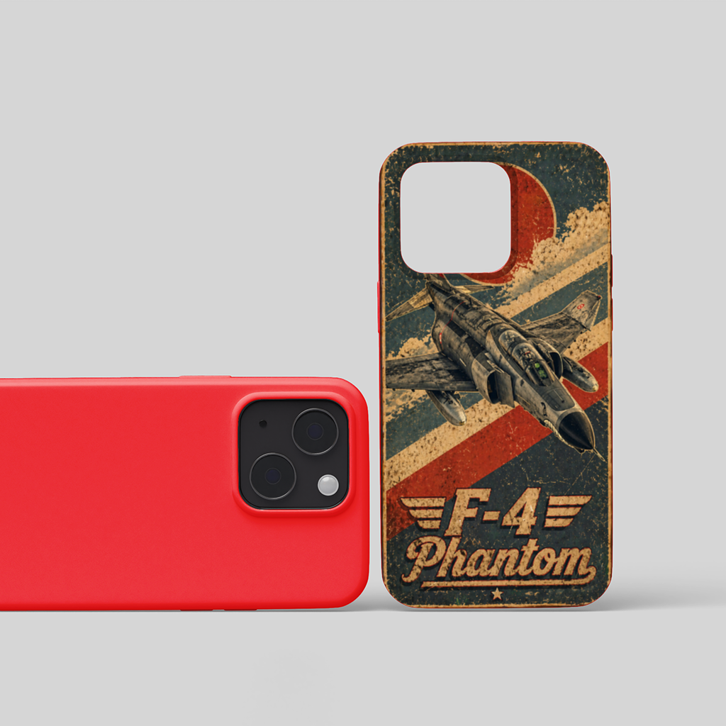 F-4 Phantom Turkish Air Force Retro iPhone 15 Plus Case