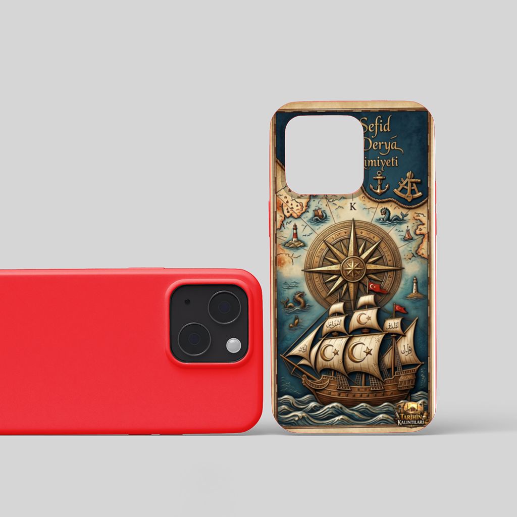 Vintage Ottoman Navy Compass Phone Case iPhone 15 Plus Case