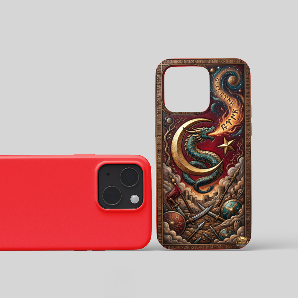 Mythical Dragon  Crescent Phone Case iPhone 15 Plus Case