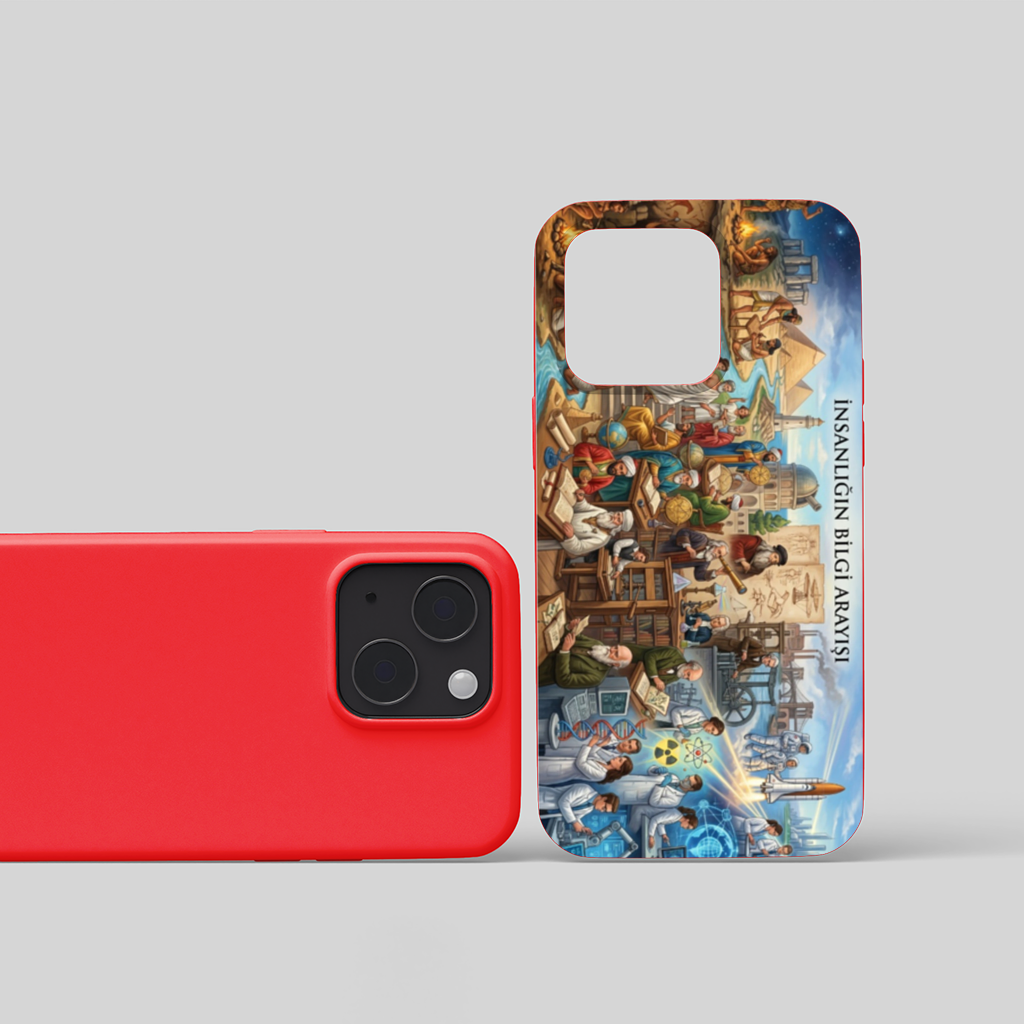 Humanity's Quest for Knowledge iPhone 15 Plus Case