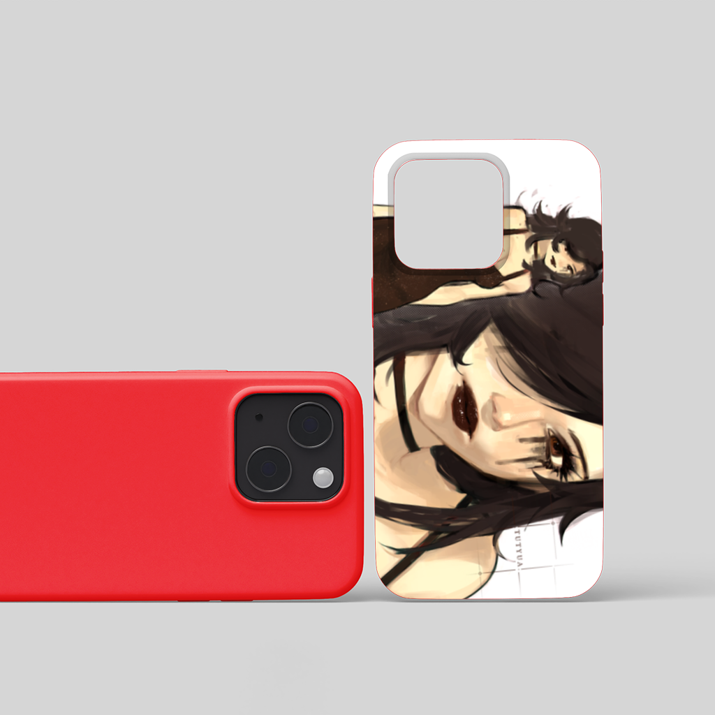 Goth Anime Girl iPhone 15 Plus Case