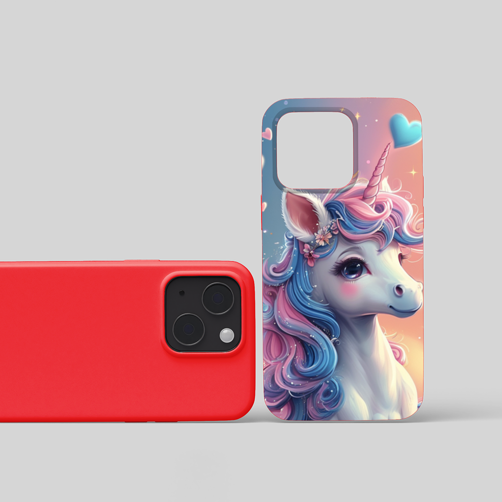 Pastel Kawaii Unicorn Wallpaper iPhone 15 Plus Case