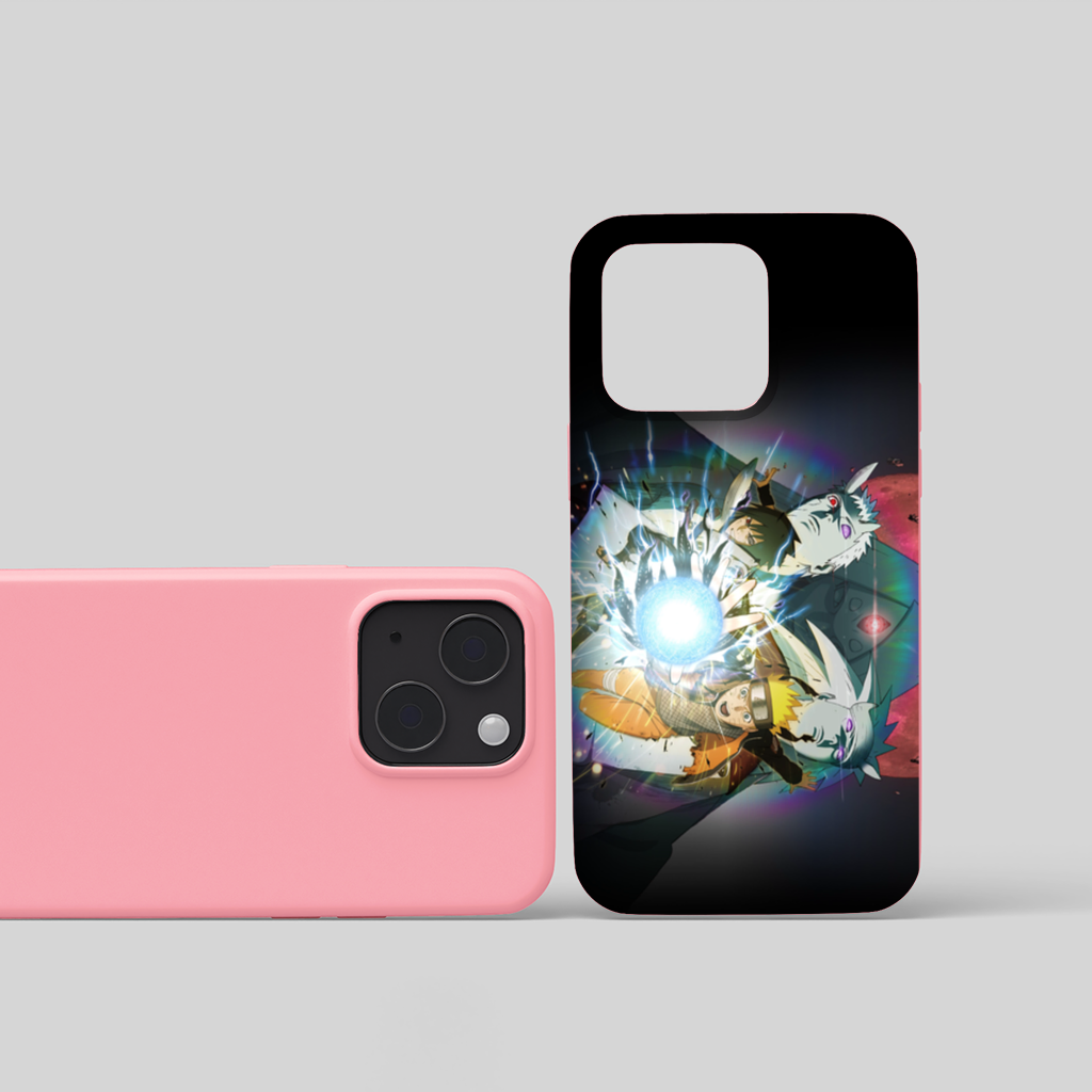 Naruto  Sasuke  Ultimate Rasengan Chidori Clash iPhone 15 and Plus Case