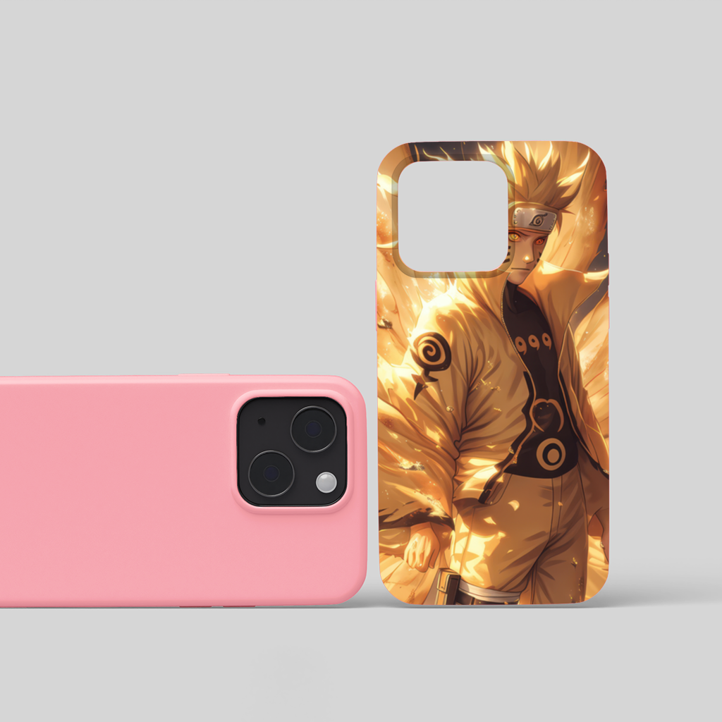 Naruto Uzumaki  Kurama Chakra Mode Awakening iPhone 15 and Plus Case