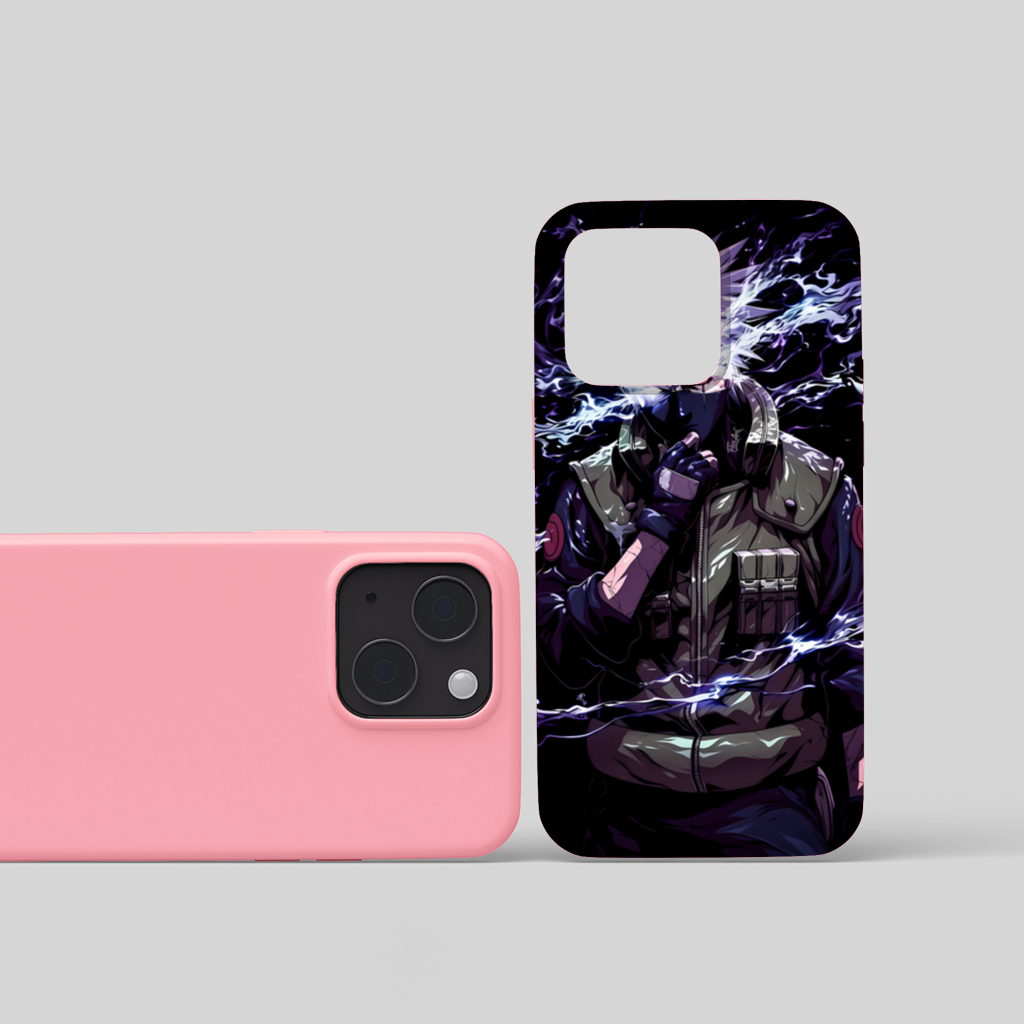 Kakashi Hatake  The Surge of Purple Lightning iPhone 15 and Plus Case