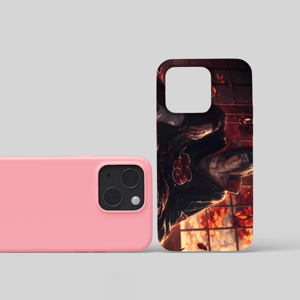 Itachi Uchiha  The Crimson Sunset of Sacrifice iPhone 15 and Plus Case