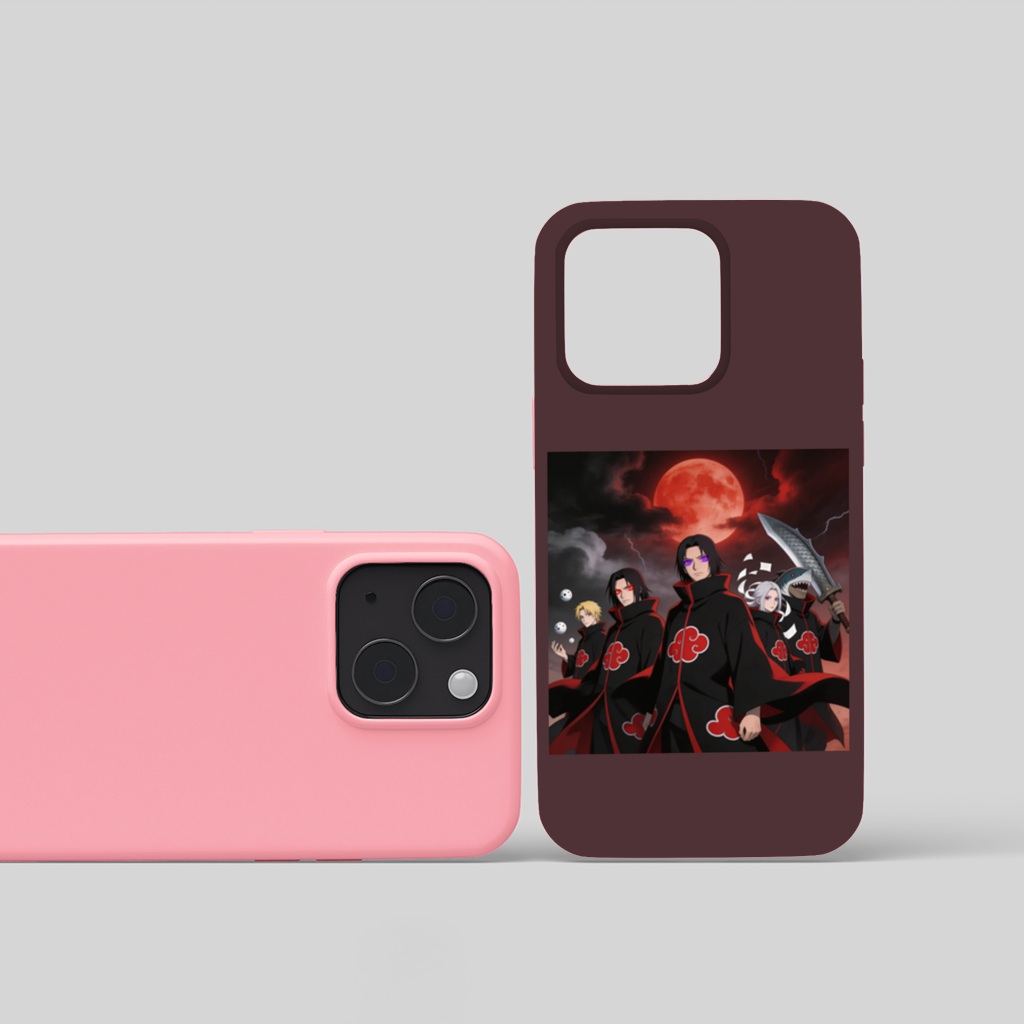 Akatsuki Members  Shadows of the Red Cloud iPhone 15 and Plus Case