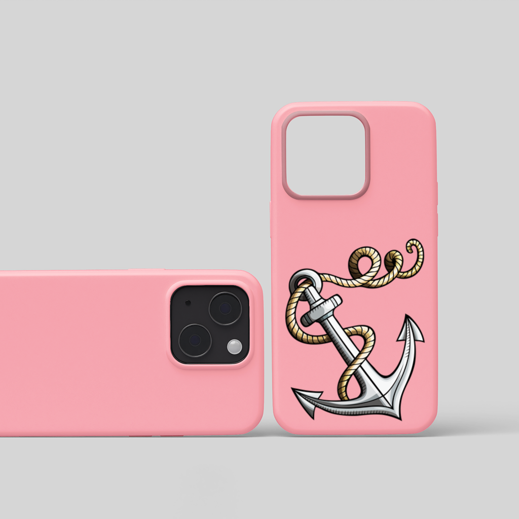 Sailor Anchor with Rope Tattoo Art iPhone 15 and Plus Case