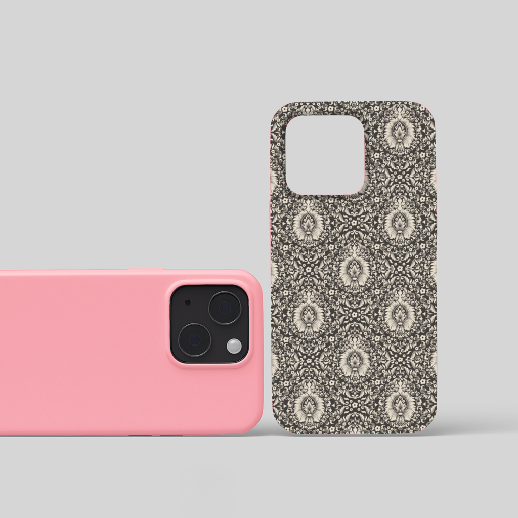 Classic Vintage Damask Floral Pattern iPhone 15 and Plus Case