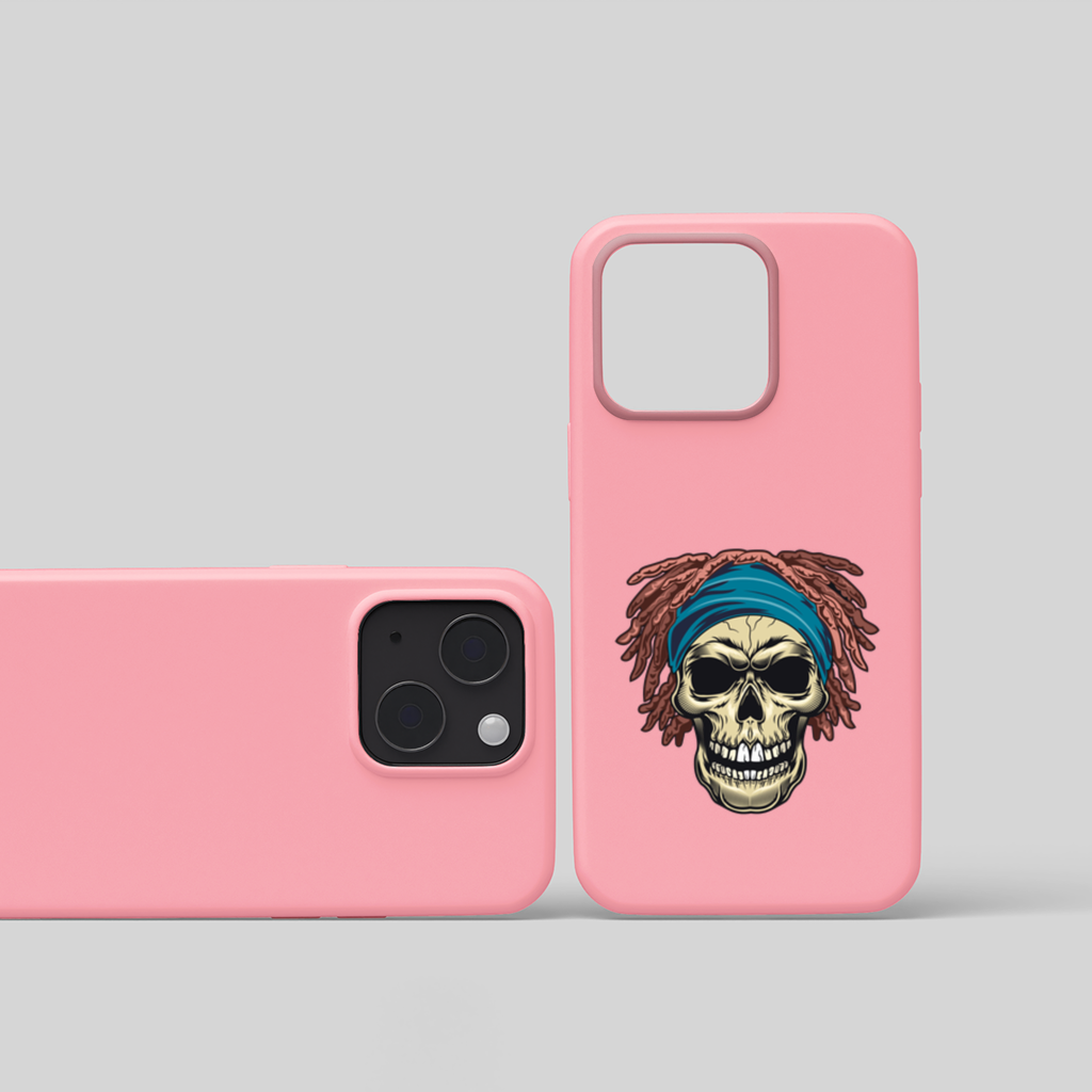 Bandana Dreadlock Skull iPhone 15 and Plus Case
