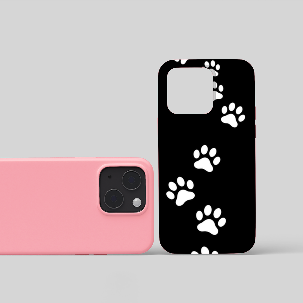 Paw Prints Trail iPhone 15 and Plus Case