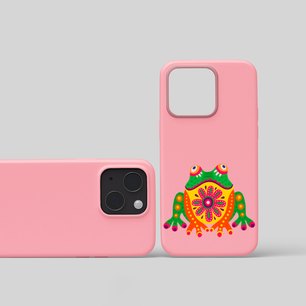 Mexican Alebrije Frog iPhone 15 and Plus Case