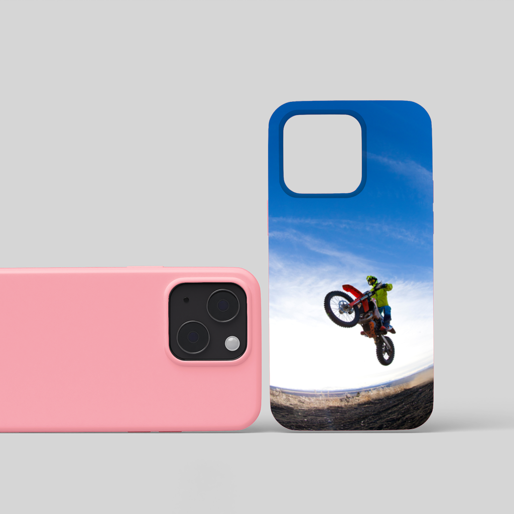 Motocross Mid Air Jump iPhone 15 and Plus Case