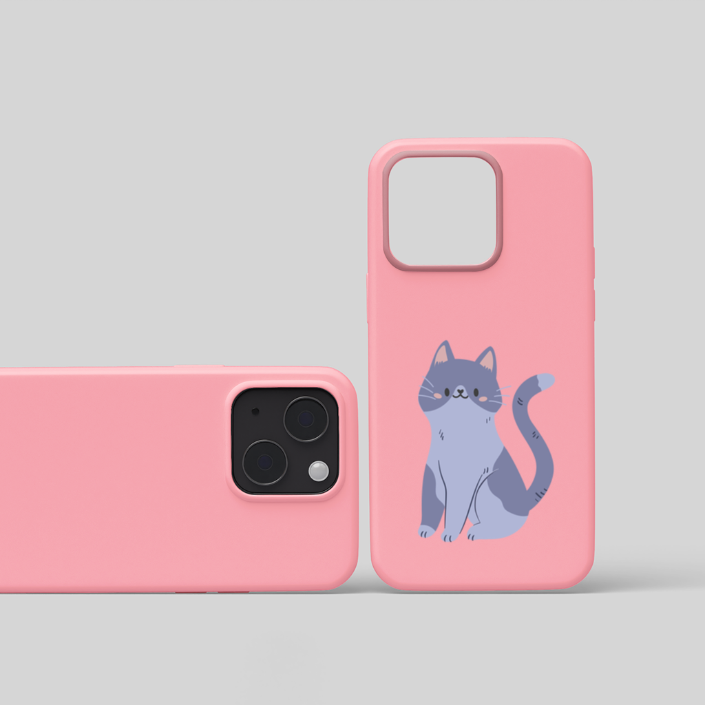 Gri kedi iPhone 15 and Plus Case