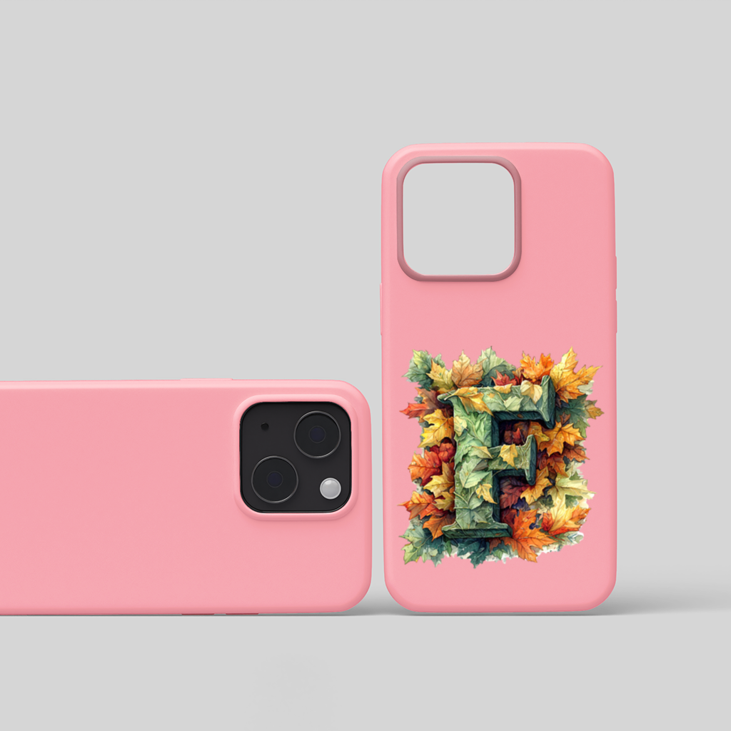 Autumn Leaf Monogram F iPhone 15 and Plus Case