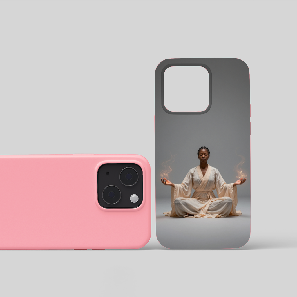 Ethereal Energy Meditation iPhone 15 and Plus Case