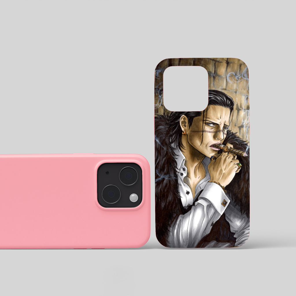 Mysterious Mafia Boss with Gold Hook iPhone 15 and Plus Case