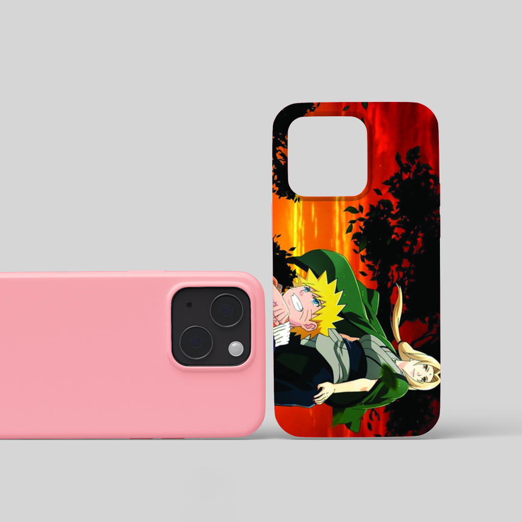 Orange Jacket Warrior Red Sunset iPhone 15 and Plus Case