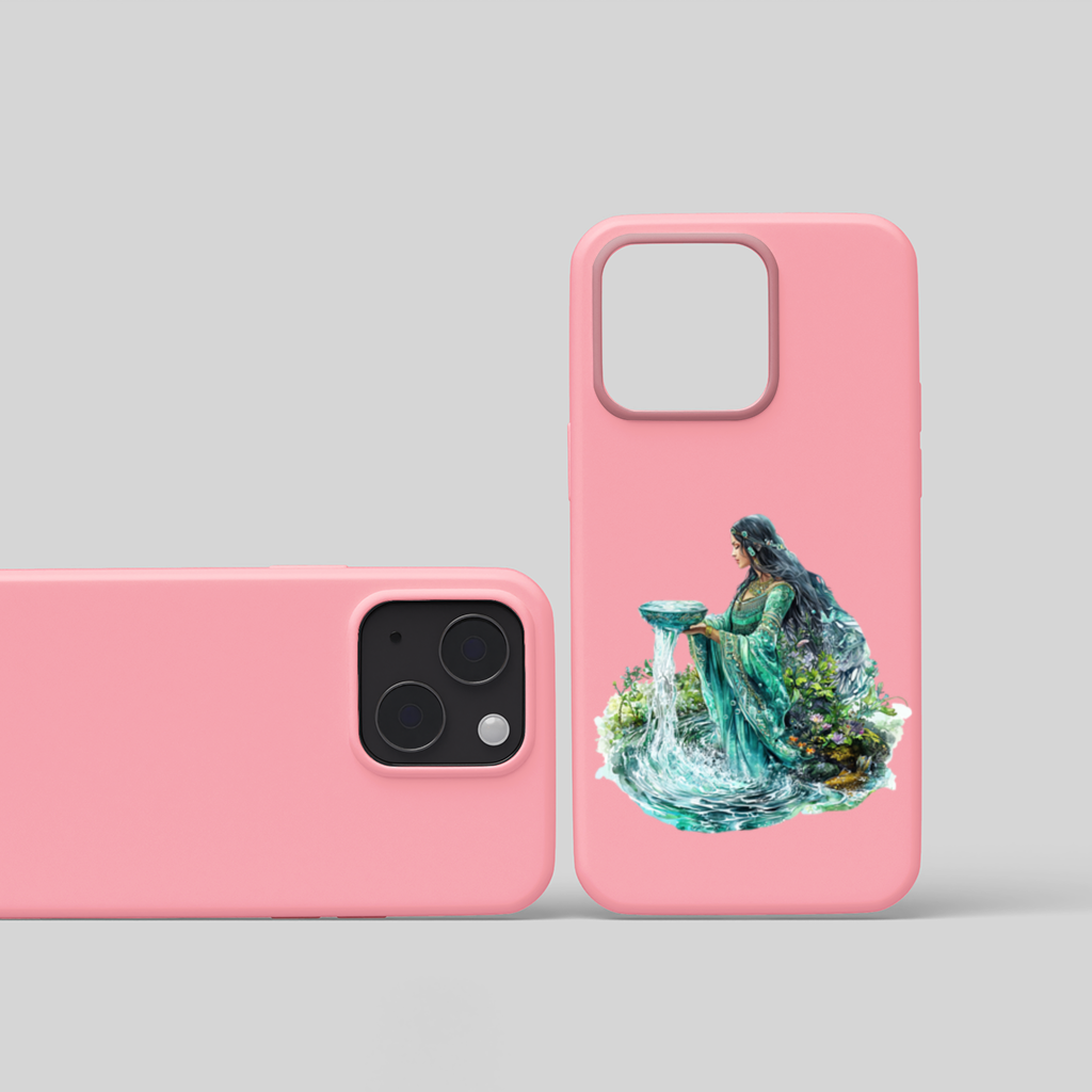 Efsunlu Su Tanrıçası iPhone 15 ve Plus Kılıfı