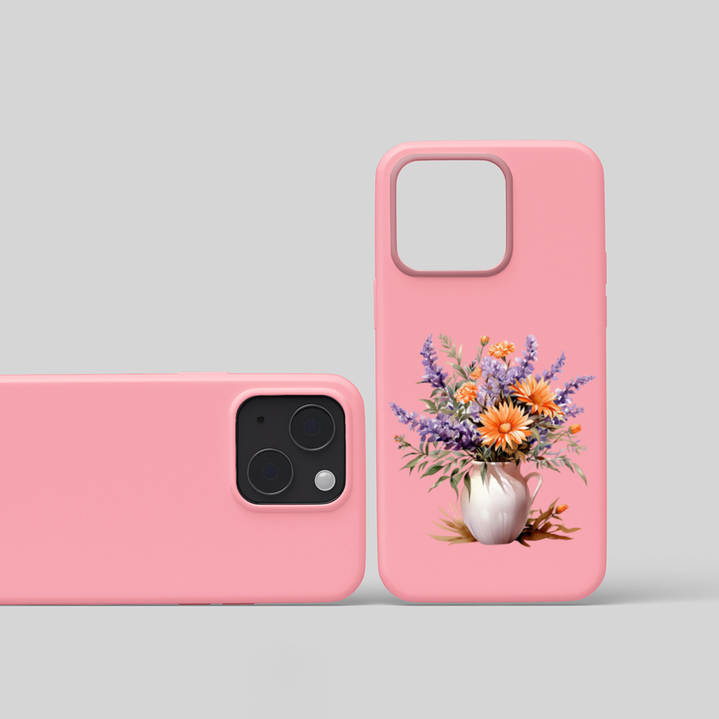 Cottagecore Wildflower Pitcher iPhone 15 Plus Case