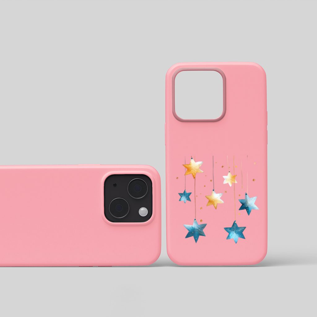 Watercolor Hanging Stars iPhone 15 Plus Case