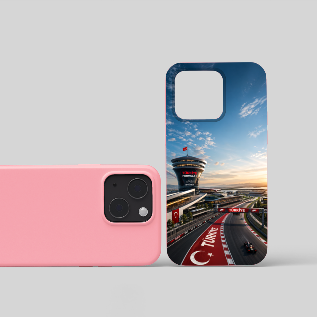 Istanbul Race Track at Sunset iPhone 15 Plus Case