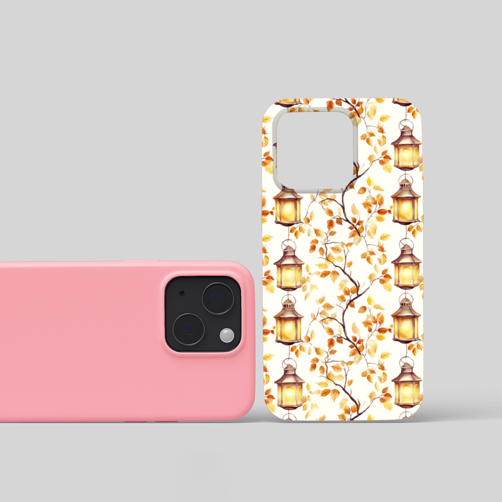 Nostaljik Suluboya Güz Dalları iPhone 15 Plus Kılıfı