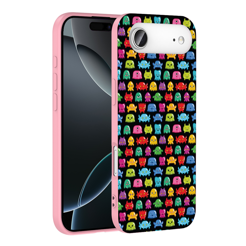Cute Colorful Monsters Seamless Pattern İphone 17 Air Case