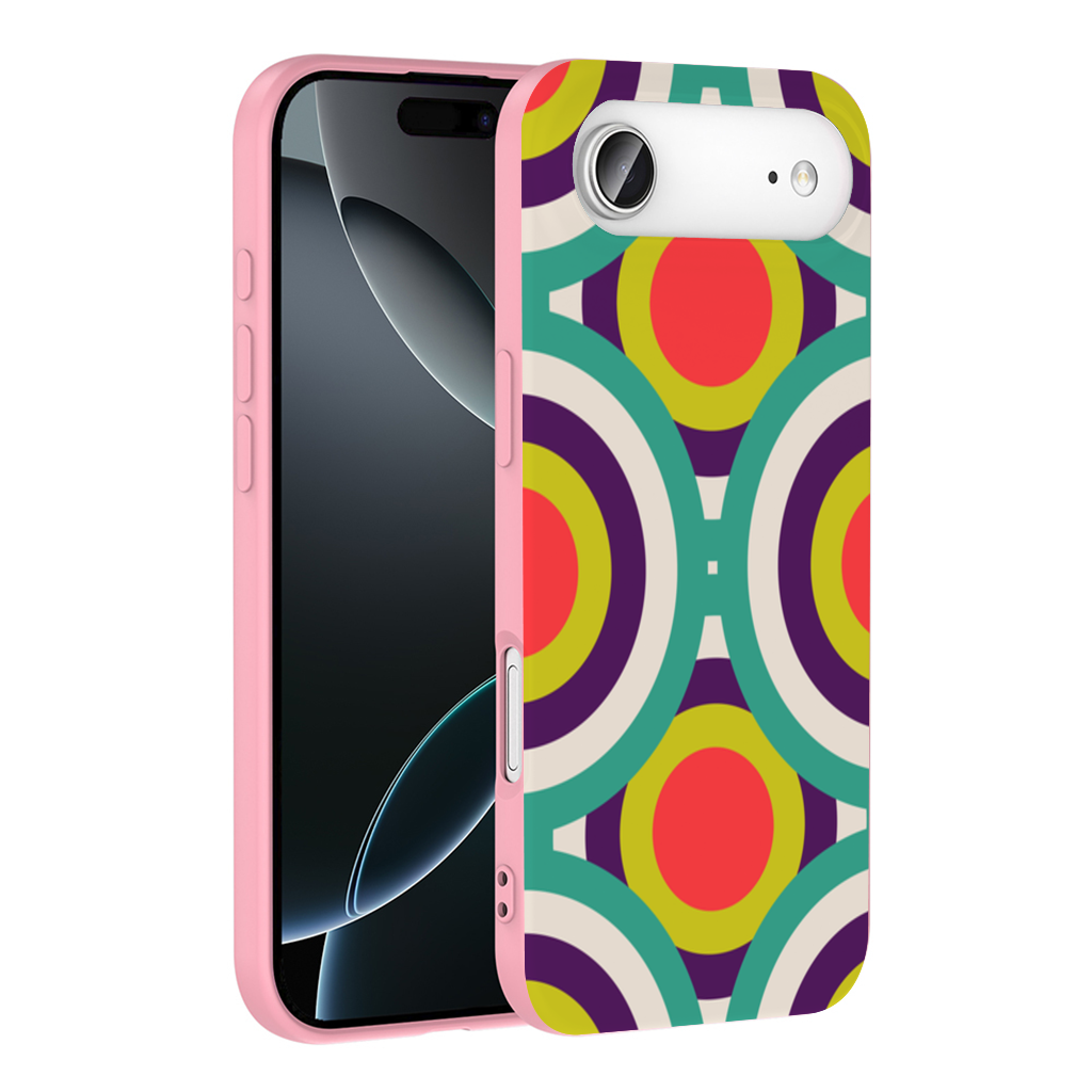 Colorful Geometric Circle Pattern İphone 17 Air Case