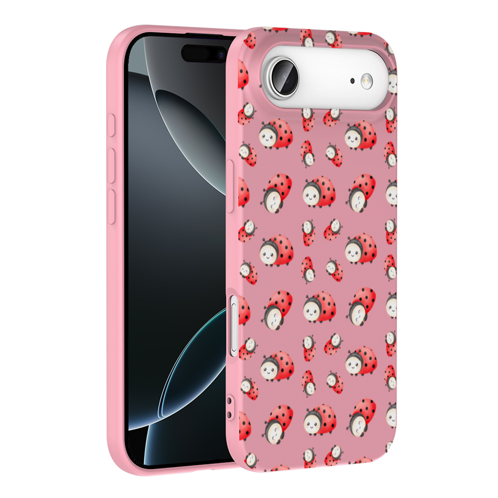 Cute Kawaii Ladybug Pattern İphone 17 Air Case