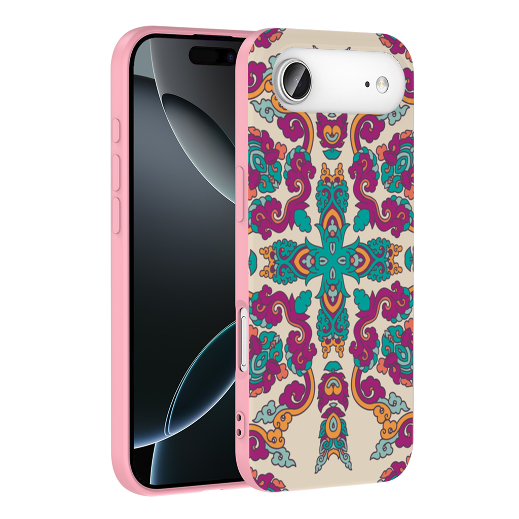 Colorful Oriental Symmetrical Mandala Pattern İphone 17 Air Case