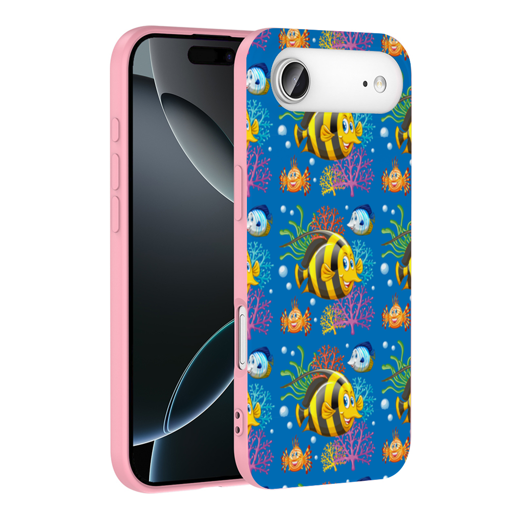 Colorful Tropical Fish and Coral Reef Pattern İphone 17 Air Case