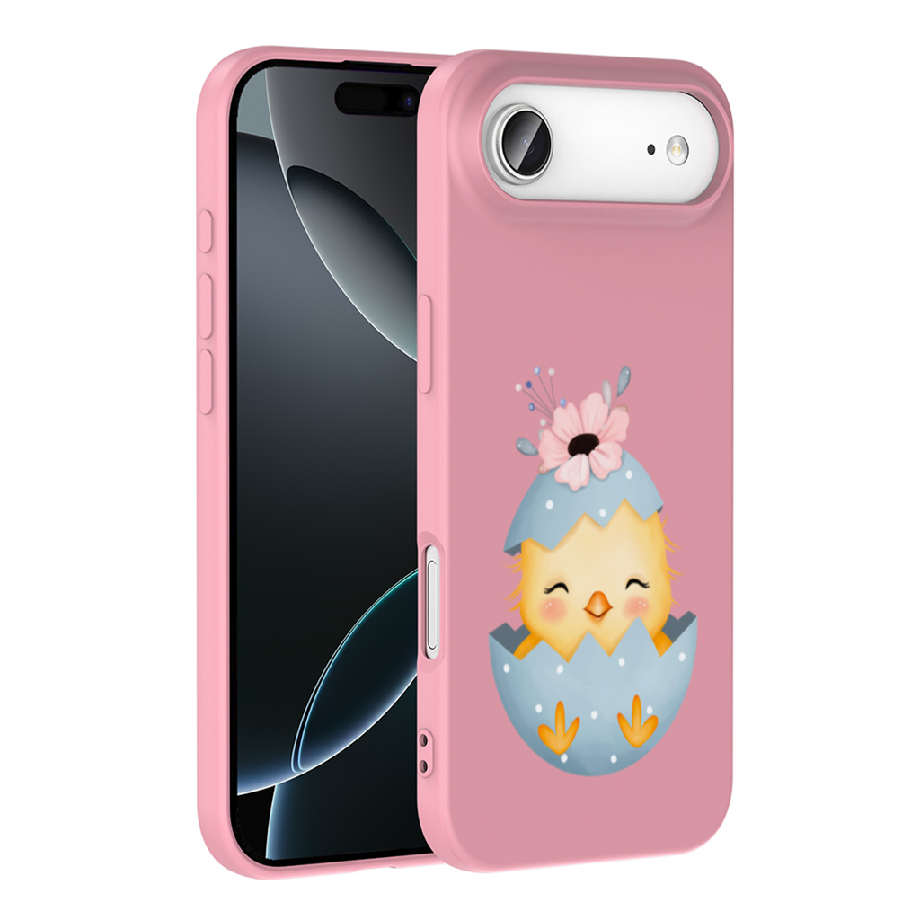 Cute Chick in Egg with Floral Hat İphone 17 Air Case