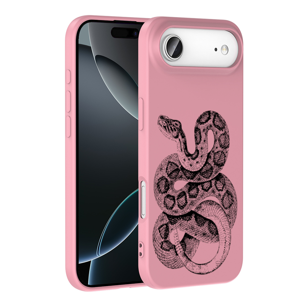 Detailed Vintage Rattlesnake Illustration İphone 17 Air Case