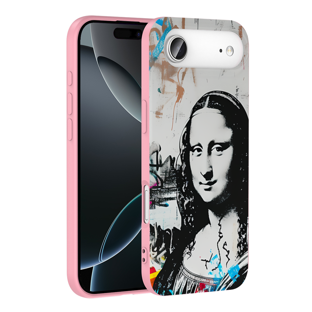 Graffiti Style Modern Mona Lisa Illustration İphone 17 Air Case