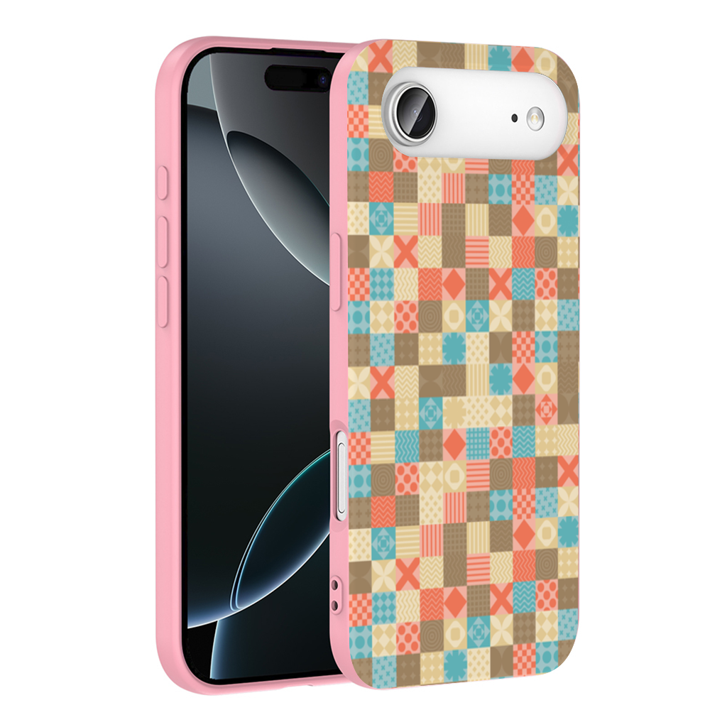 Colorful Modern Geometric Square Pattern İphone 17 Air Case