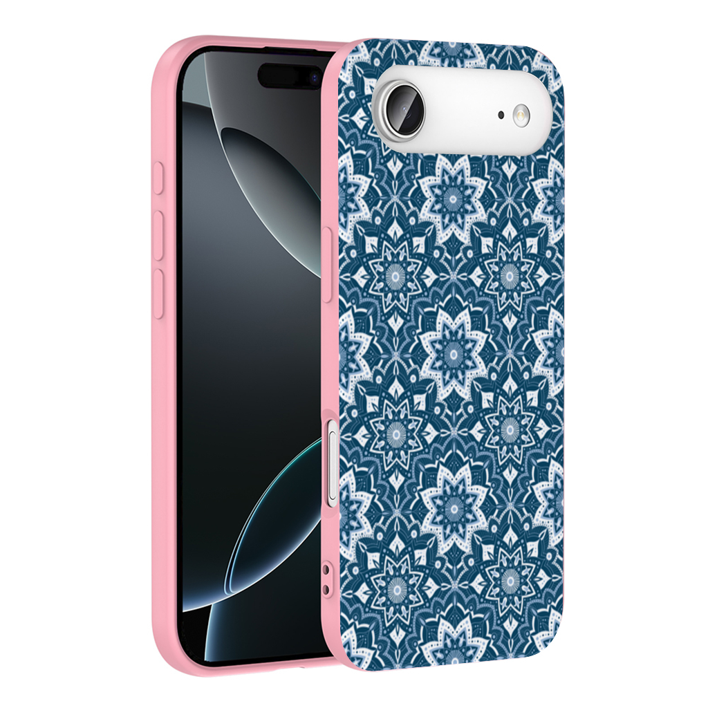 Elegant Blue Mandala Pattern İphone 17 Air Case